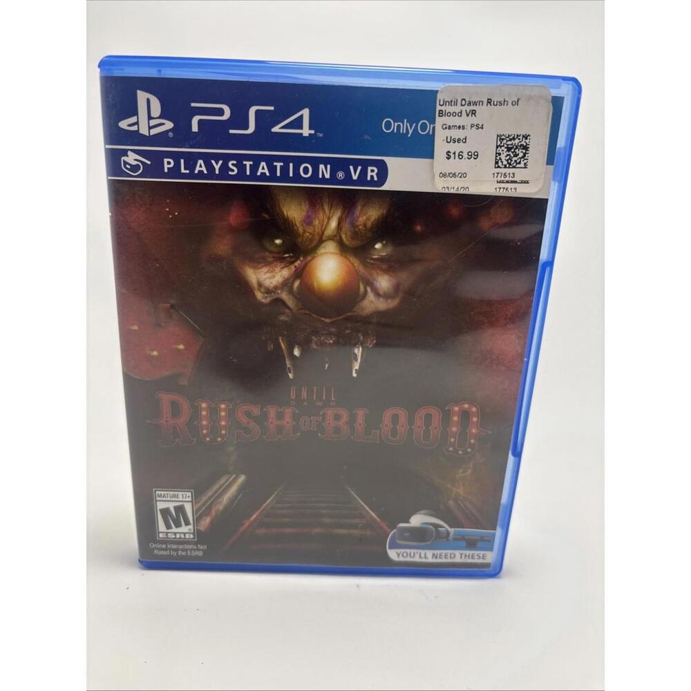 Until Dawn: Rush of Blood: VR - Sony PlayStation 4